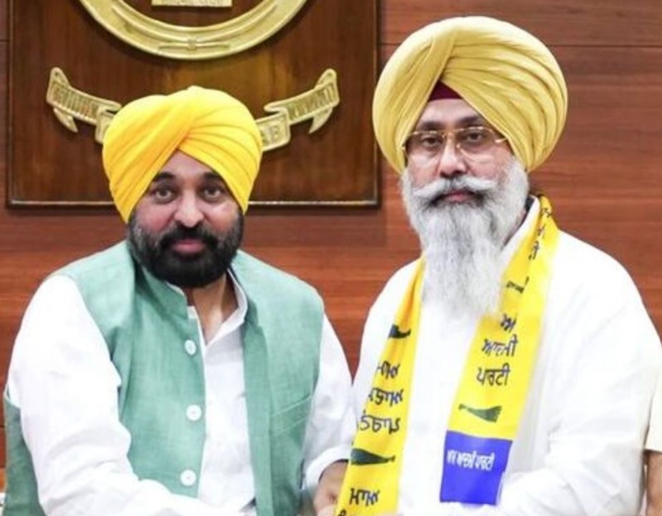 Punjab CM Bhagwant Mann Declares Harmeet Singh Sandhu as AAP Candidate for Tarn Taran Bypoll…